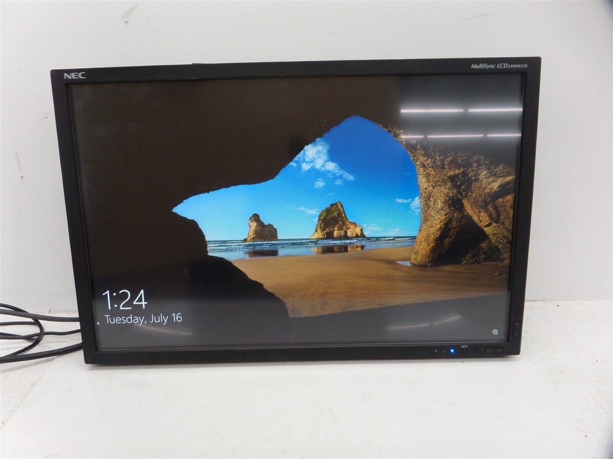NEC MultiSync LCD2490WUXI 24in Widescreen LCD Monitor - Broken