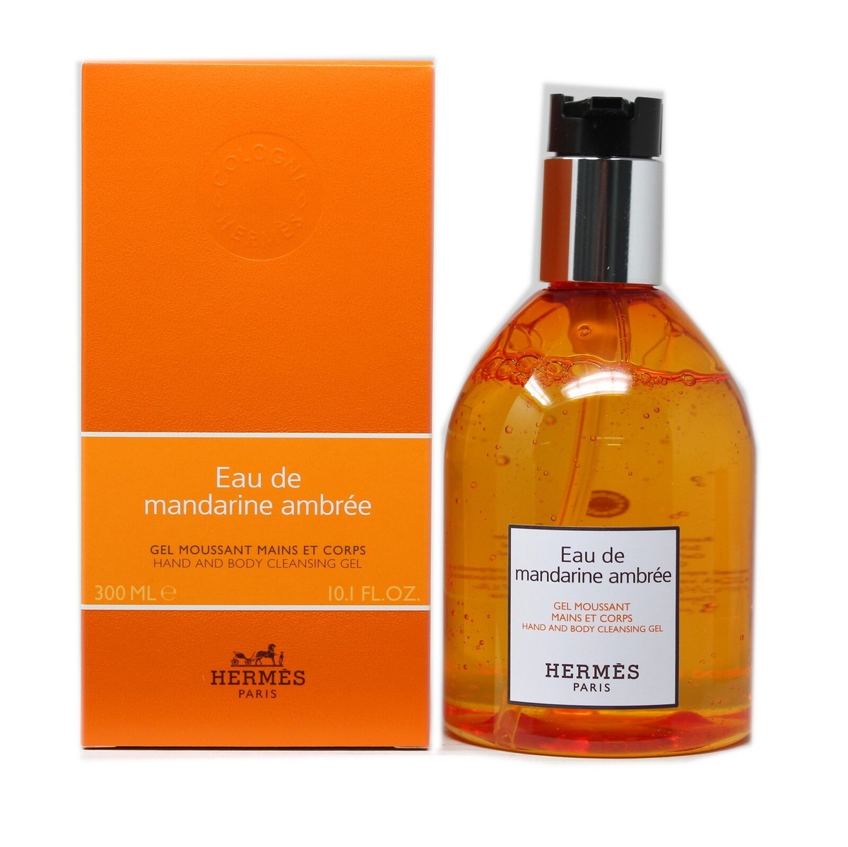 HERMES EAU DE MANDARINE AMBREE HAND AND BODY CLEANSING GEL 300 ML