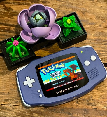 Nintendo Game Boy Advance GBA Indigo System 101 V5 IPS LCD Backlit