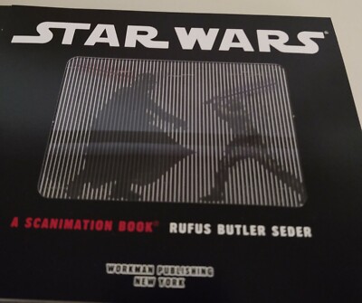 New Disney Star Wars A Scanimation Book Rufus Butler Seder Iconic