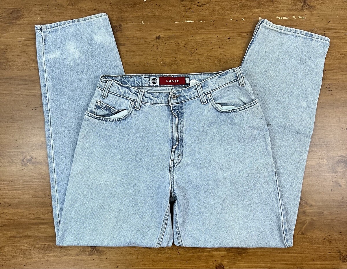 Vintage 90s Levis Jeans Silvertab Loose Fit Tag 34x32 Actual 32x34