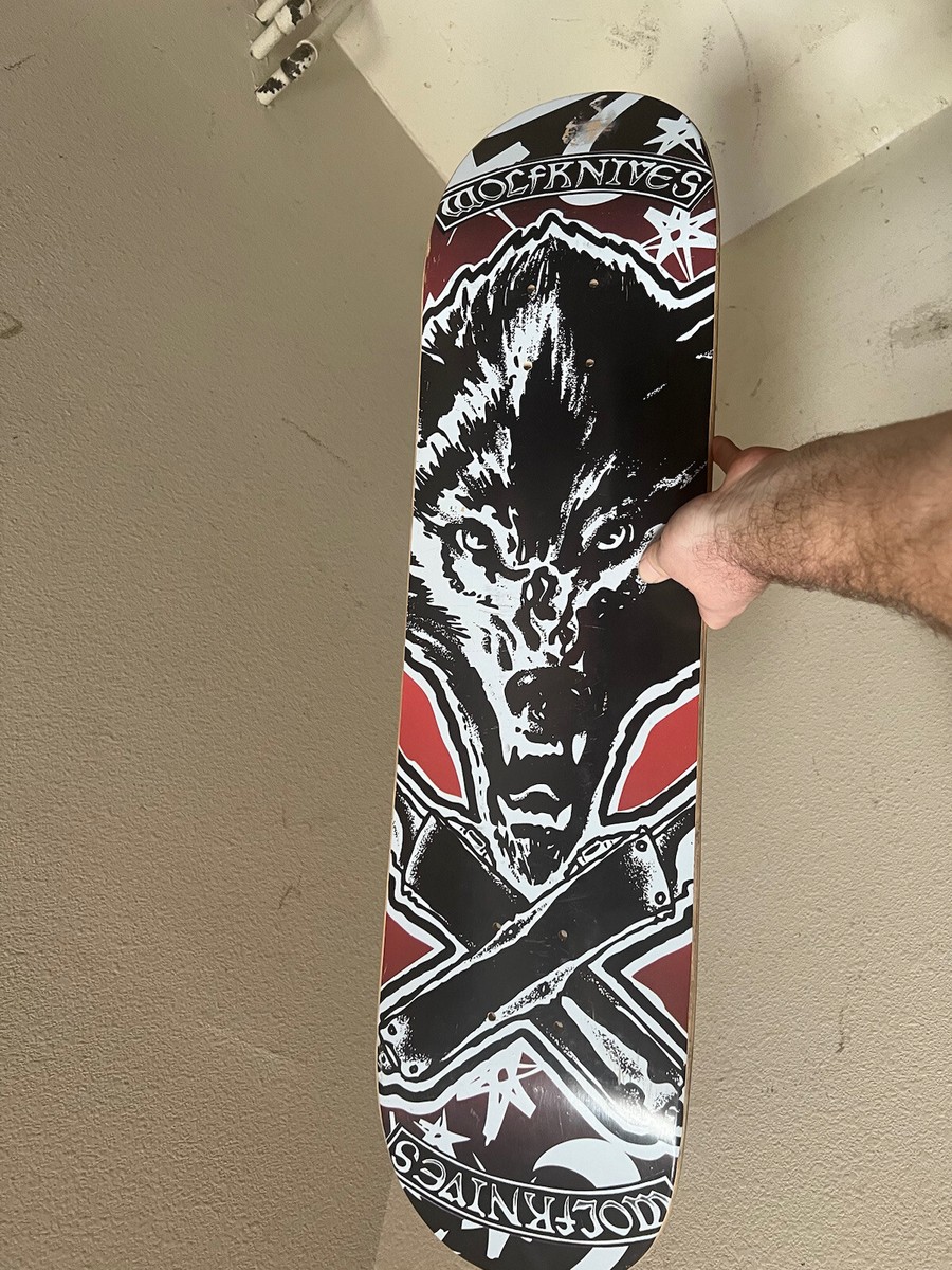 Jason Ellis Wolfknives Memorabilia Skateboard Popsicle Deck Very