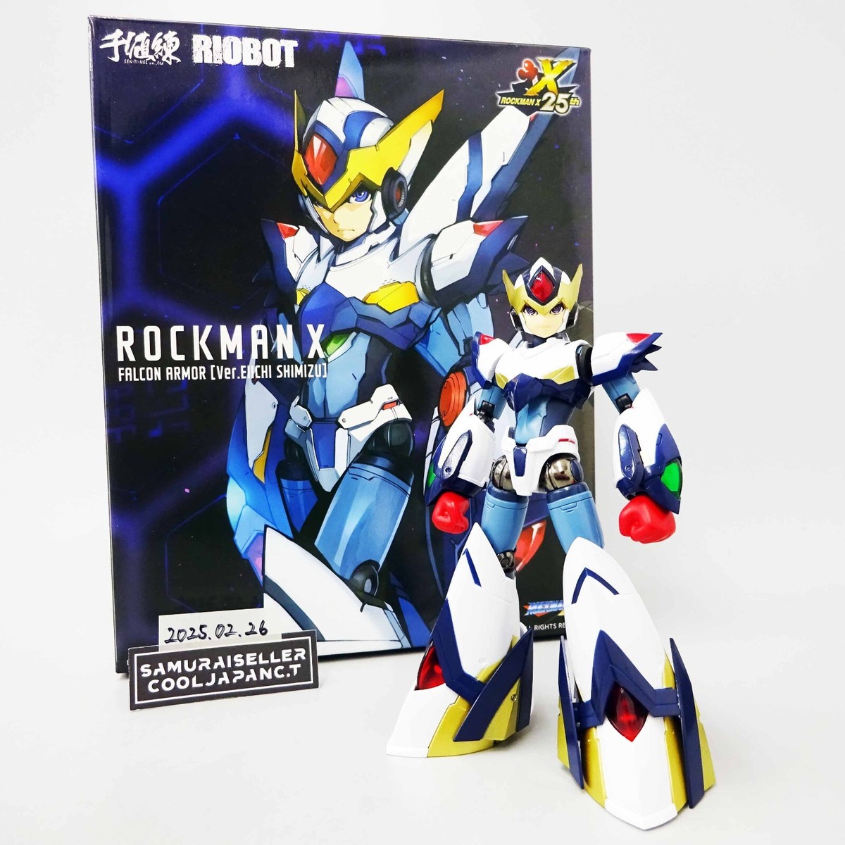 Sentinel RIOBOT Rockman Megaman X Falcon Armor Ver. EIICHI SIMIZU