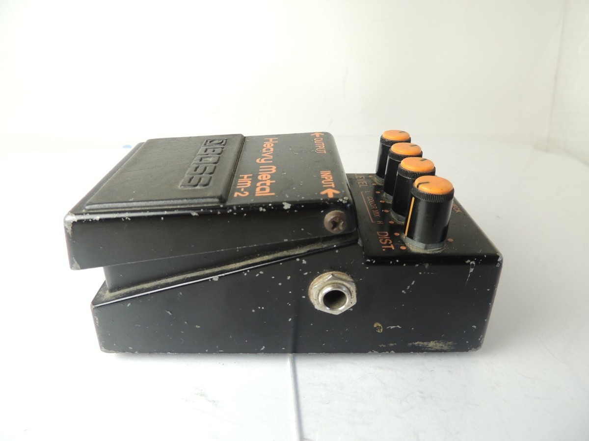 Vintage 1984 Boss HM-2 Heavy Metal Distortion Effects Pedal Made