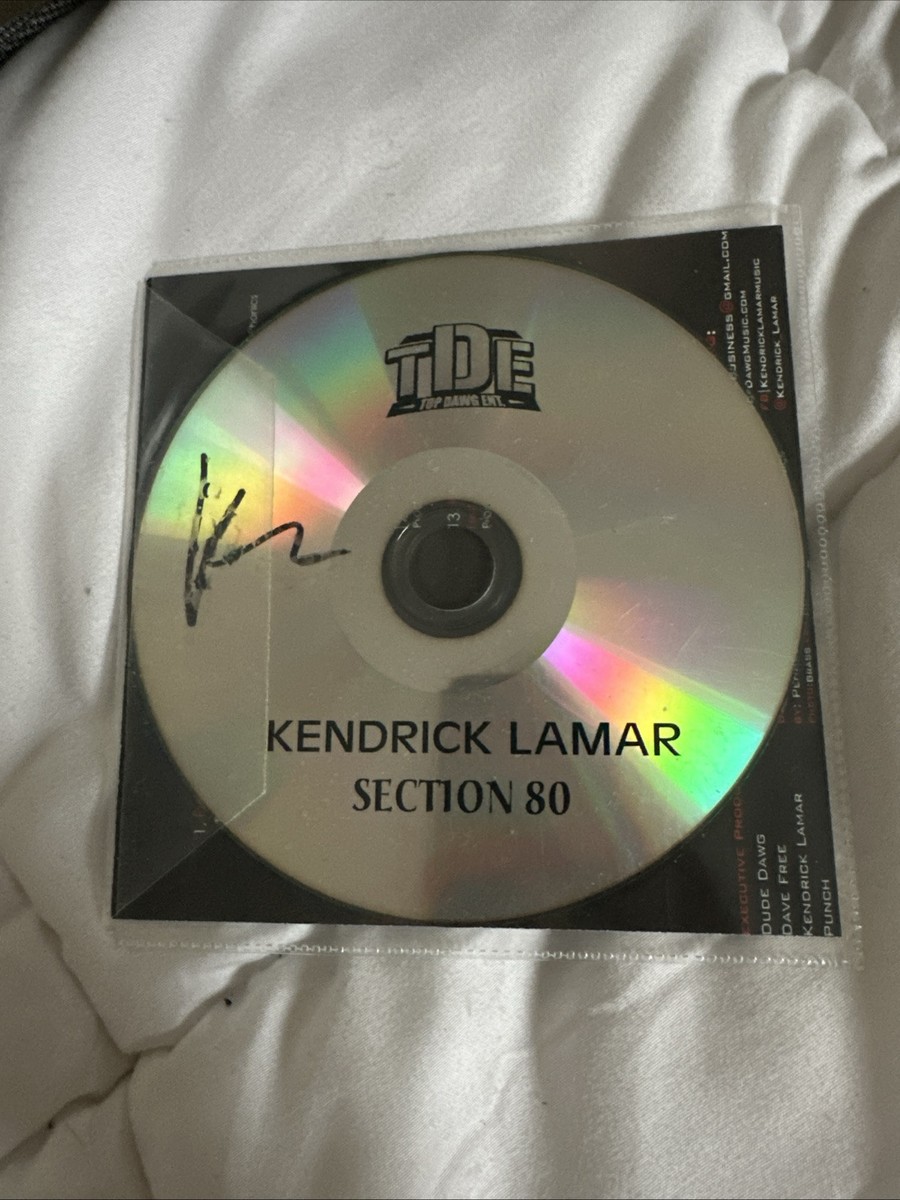 Signed Kendrick Lamar Section 80 CD Mint | eBay