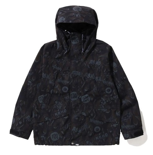 90s A Bathing Ape X Gore DryLoft wool Goose Down Jacket old bape