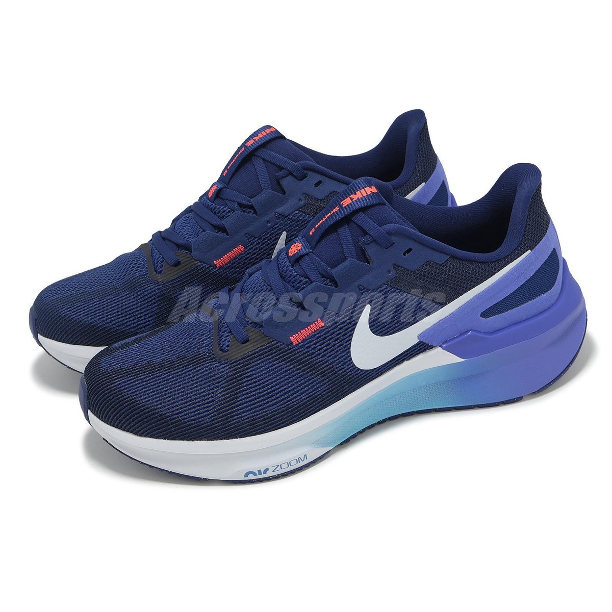 Nike Air Zoom Structure 25 Blue Void Persian Violet Men Road