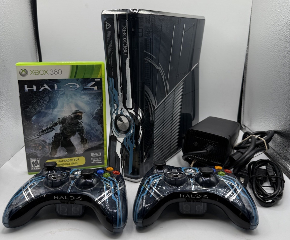 Microsoft Xbox 360 Console Halo 4 Limited Edition 320gb Bundle W