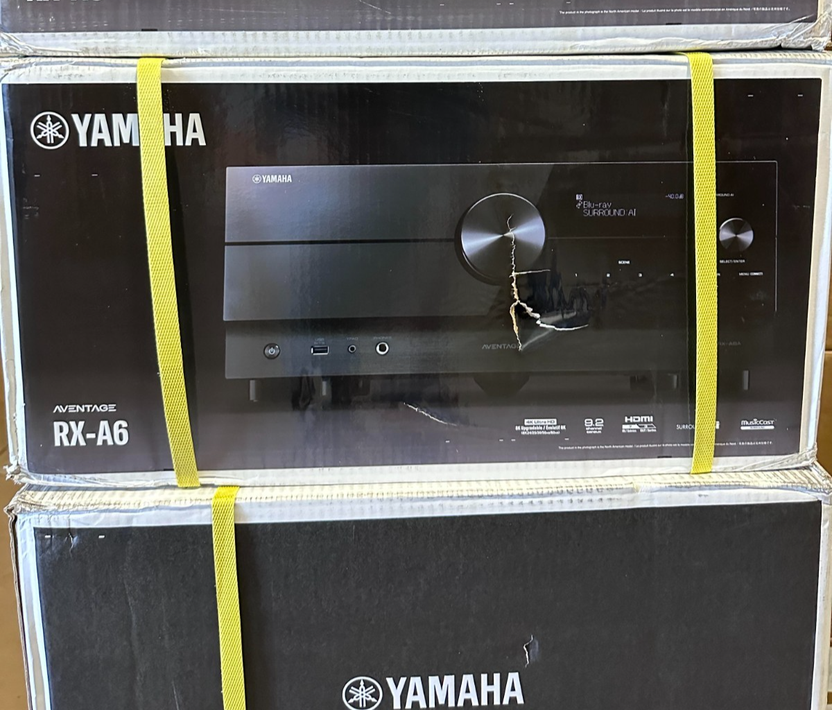 Yamaha RX-A6A AVENTAGE 9.2-Channel AV Receiver with 8K HDMI and