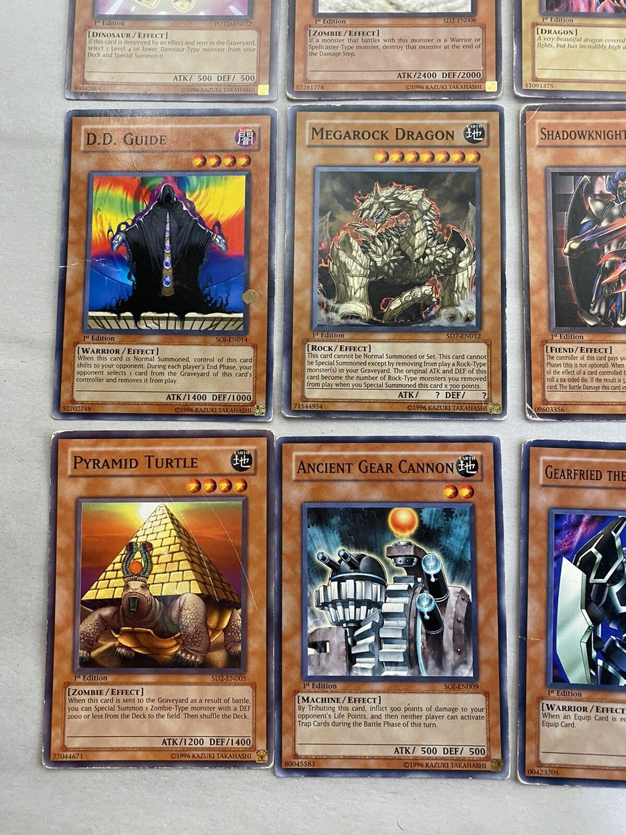Lot of 40 VTG 1996 Kazuki Takahashi Yugioh Playing Cards All 1st
