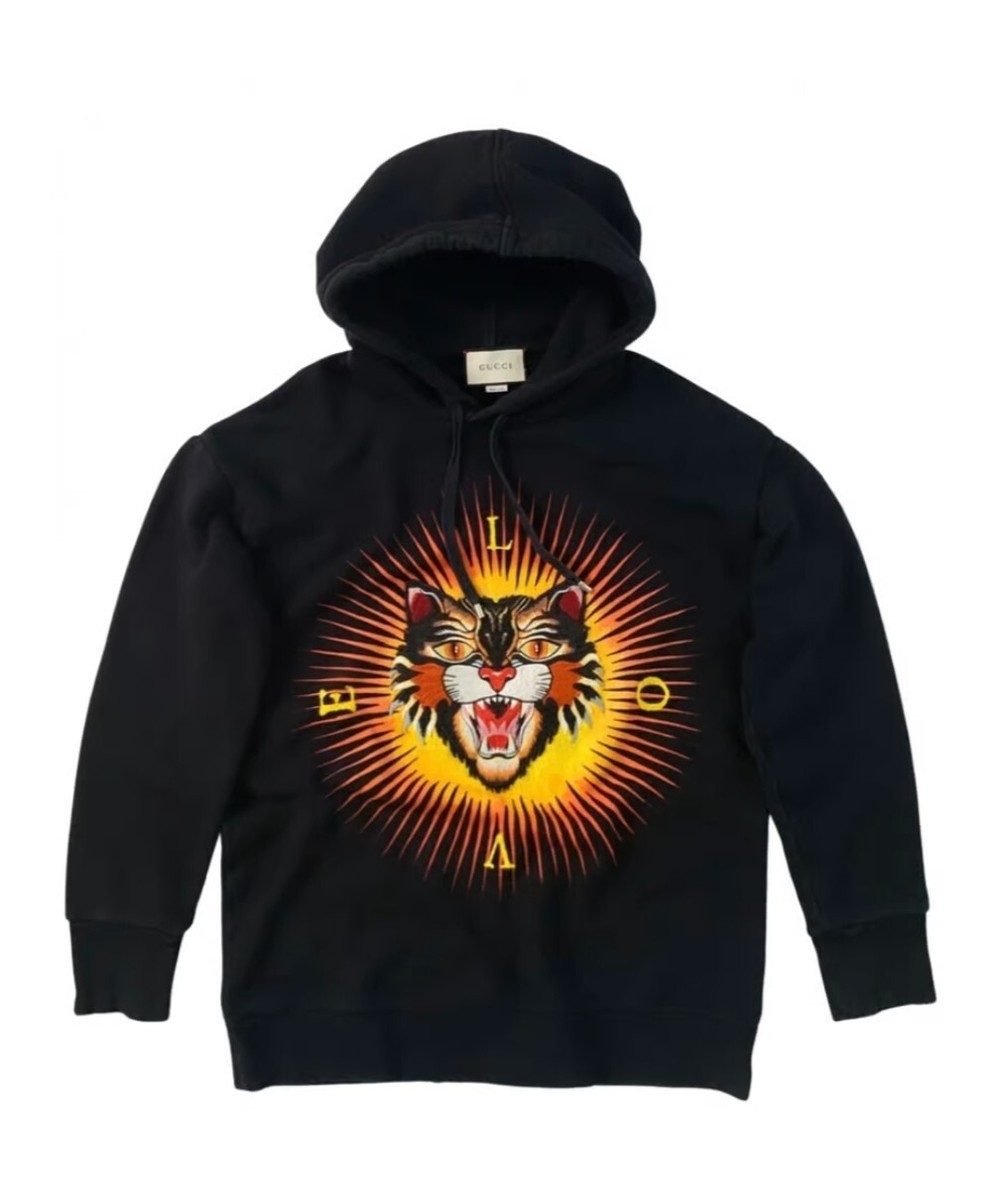 Gucci Angry Cat Love Hoodie Size Large | eBay