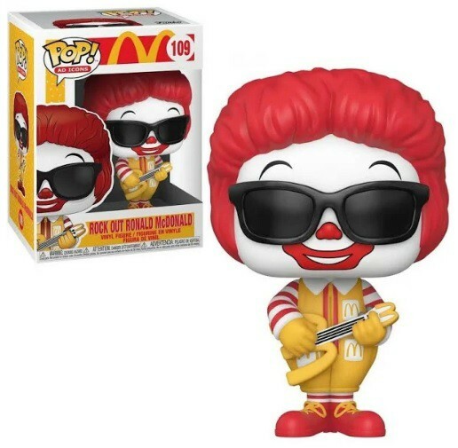 Funko McDonald's POP! Ad Icons Rock Out Ronald Vinyl Figure #109