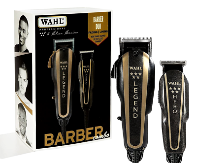 WAHL 5 STAR PRO BARBER COMBO LEGEND CLIPPER HERO TRIMMER FREE