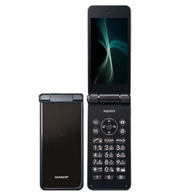 SHARP SH-N01 AQUOS KEITAI ANDROID FLIP PHONE UNLOCKED NEW BLACK SH