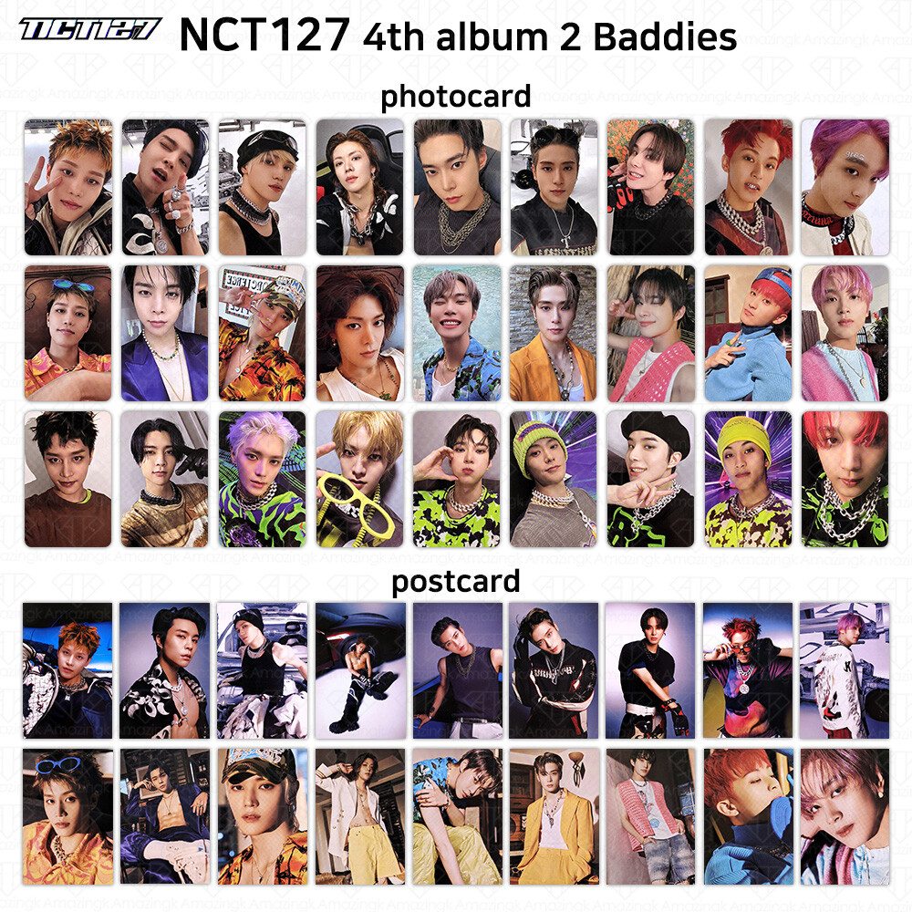 NCT NCT127 4th Album 2 Baddies Official Photocard Postcard KPOP K