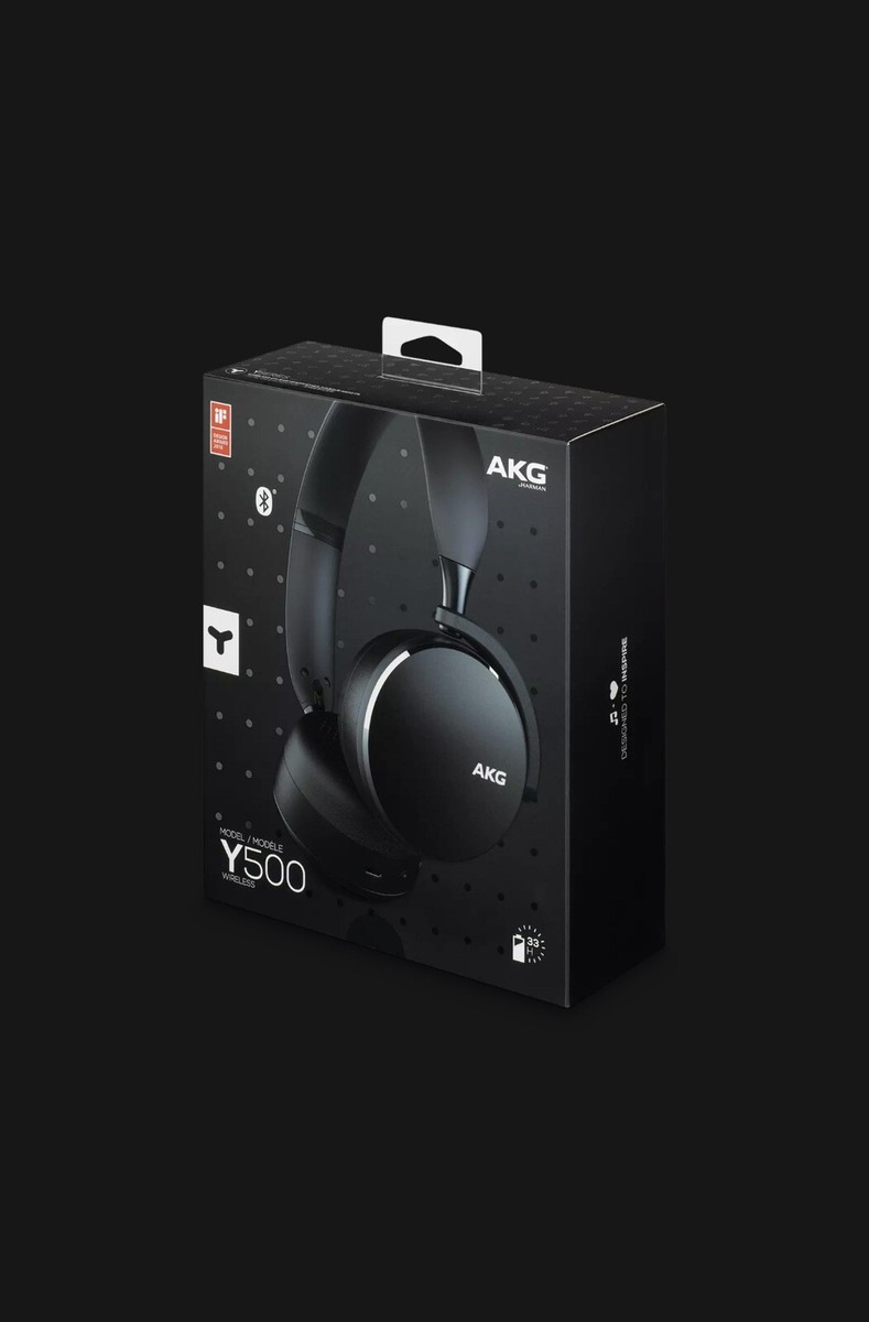 AKG Y500 Wireless Bluetooth On-ear Headphones with Universal Mic