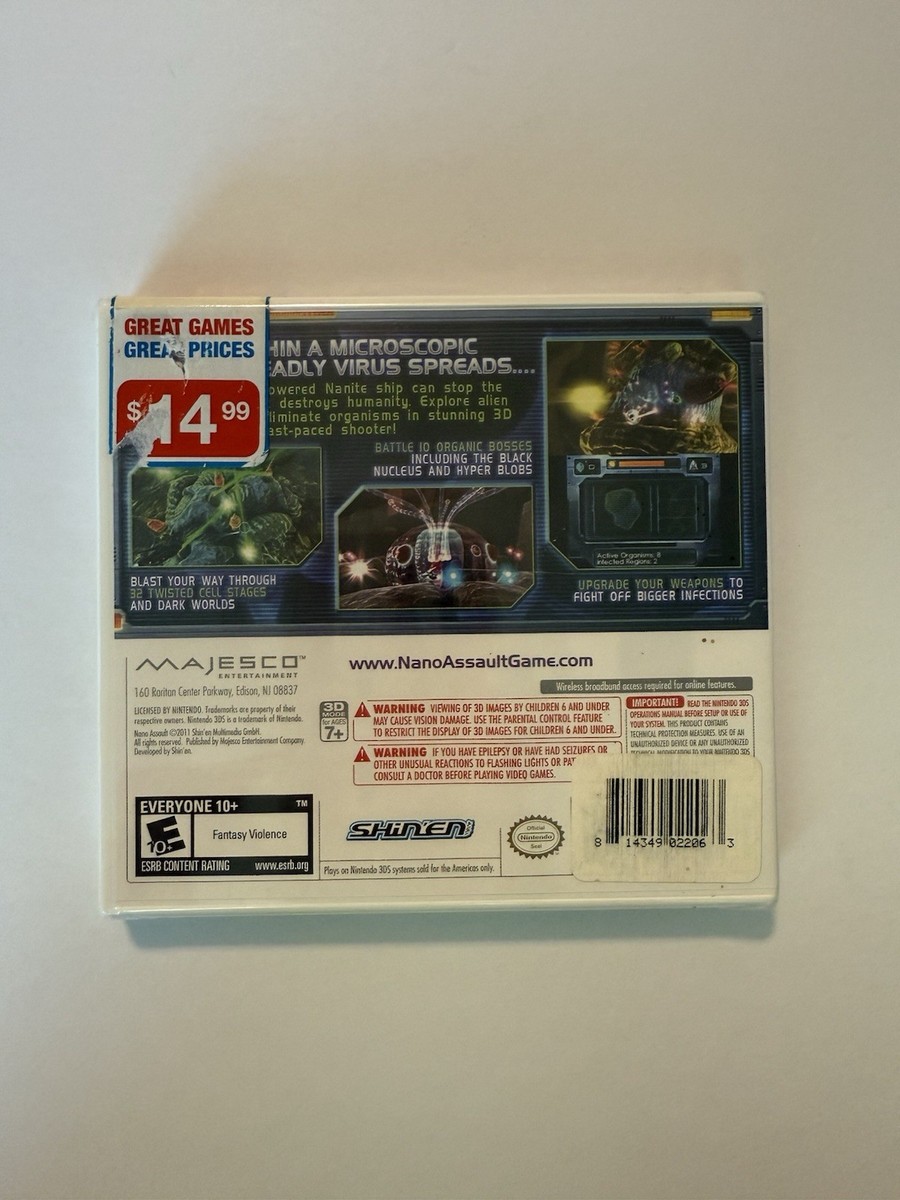 Nano Assault (Nintendo 3DS, 2011) for sale online | eBay