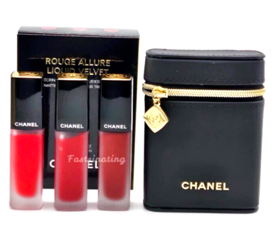 Chanel Rouge Allure Liquid Velvet Set of 3 Limited Edition NIB 100