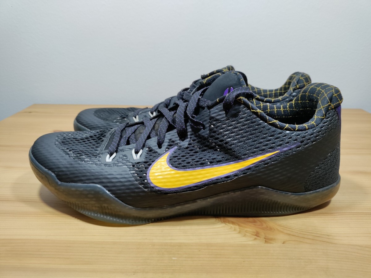 Nike Kobe 11 XI Low Carpe Diem 2016 Black Purple Size 13 Sneakers