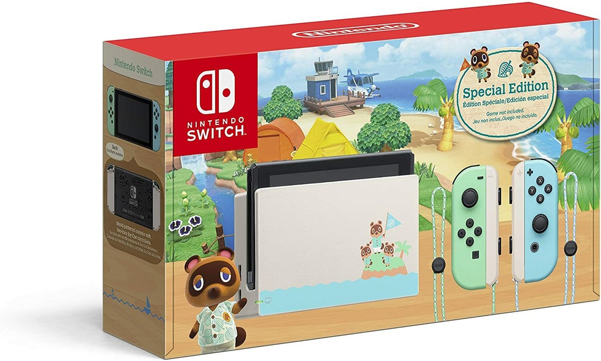 Nintendo Switch HAC-001 Animal Crossing New Horizon Special