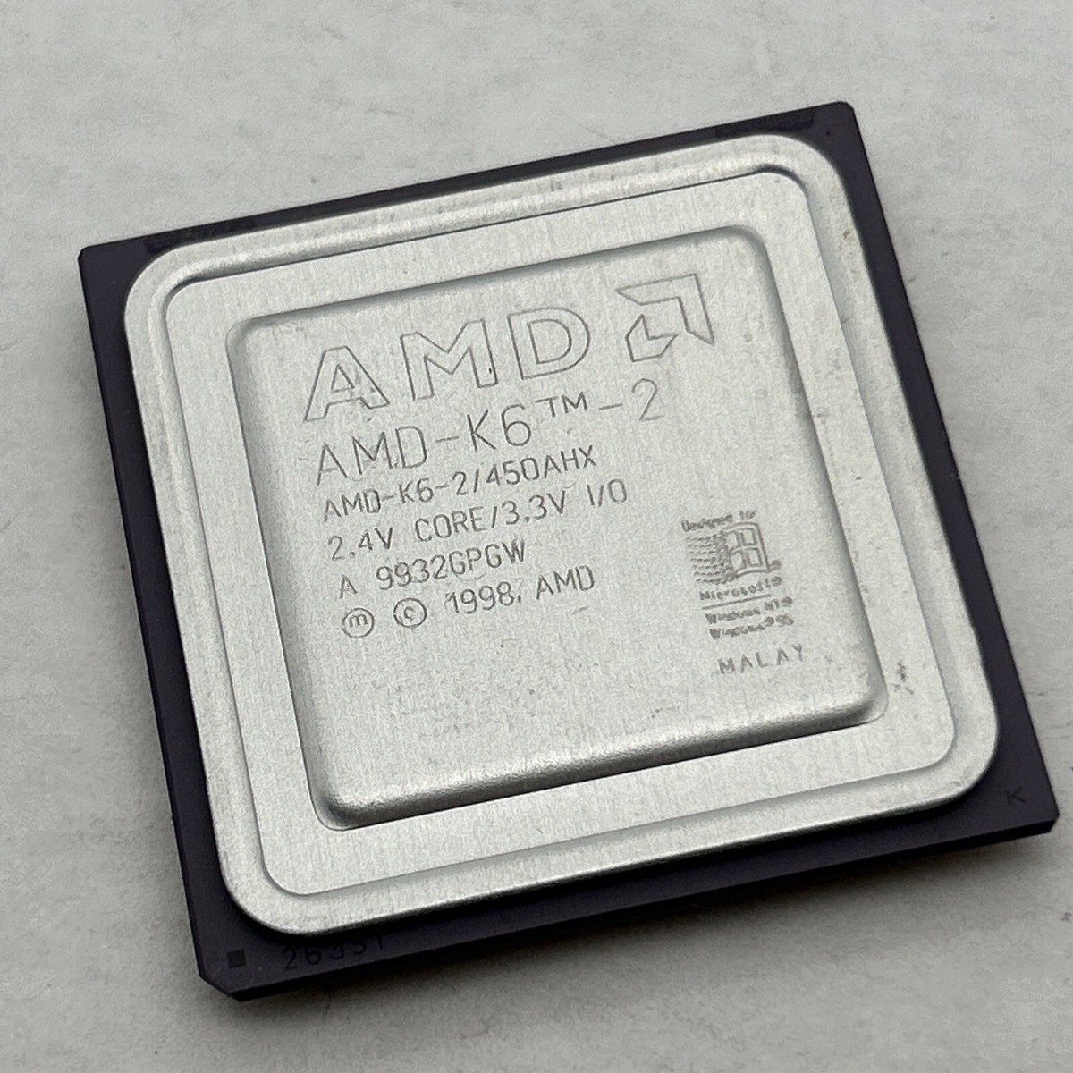 Rare AMD K6-2 450 AHX 450MHz 2.4v core 3.3V Socket 7 CPU 1998