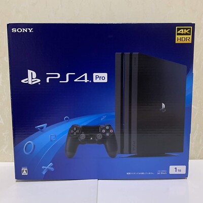 Sony PS4 PlayStation 4 Pro Jet Black 1TB Console CUH-7200BB01 | eBay
