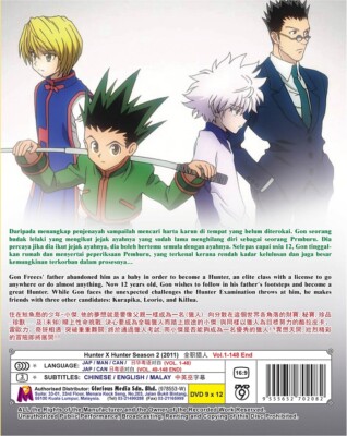 DVD Anime Hunter X Hunter Season 2 (2011) TV Series (1-148 End