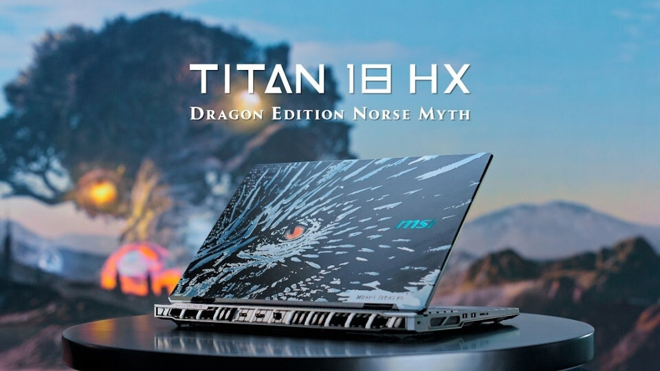 In Stock* MSI Titan 18 HX Dragon Edition NORSE MYTH A2XWJG 96GB