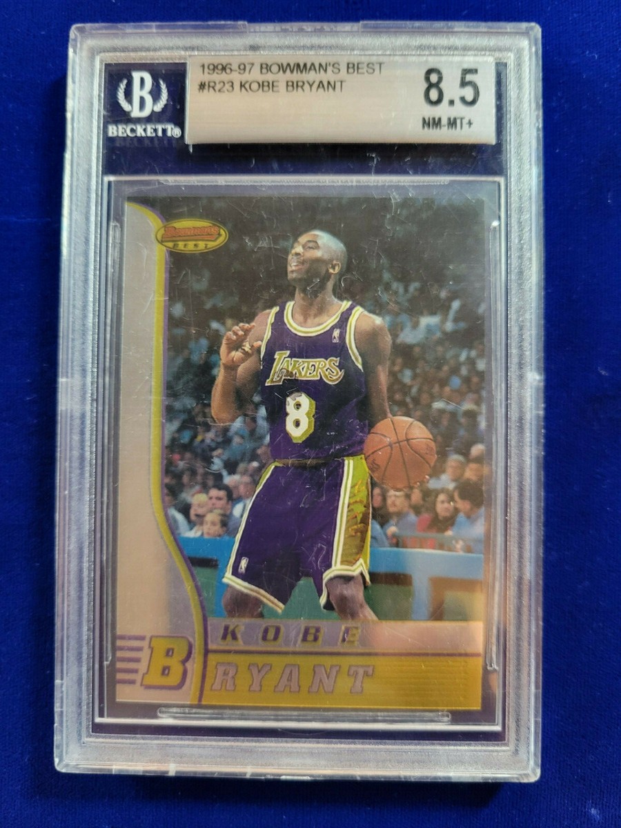 🌟1996 Bowman's Best Kobe Bryant ROOKIE RC #R23 BGS 8.5 NM-MT+