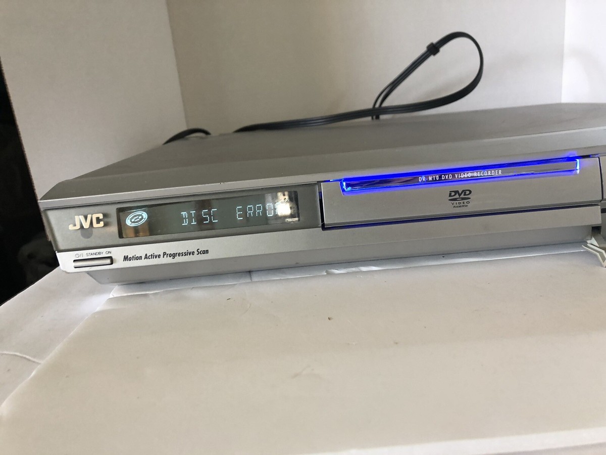 JVC DR-M10S DVD Recorder *FOR PARTS* Disc Error READ DESCRIPTION