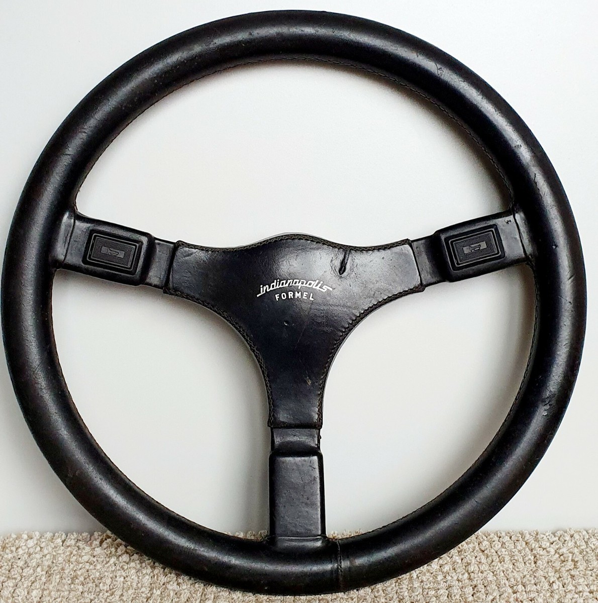 ITALVOLANTI Formel Indianapolis PORSCHE leather steering wheel