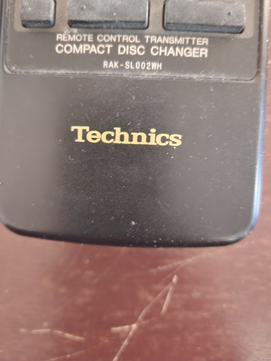 Authentic OEM Technics RAK-SL002WH Audio System Remote Control
