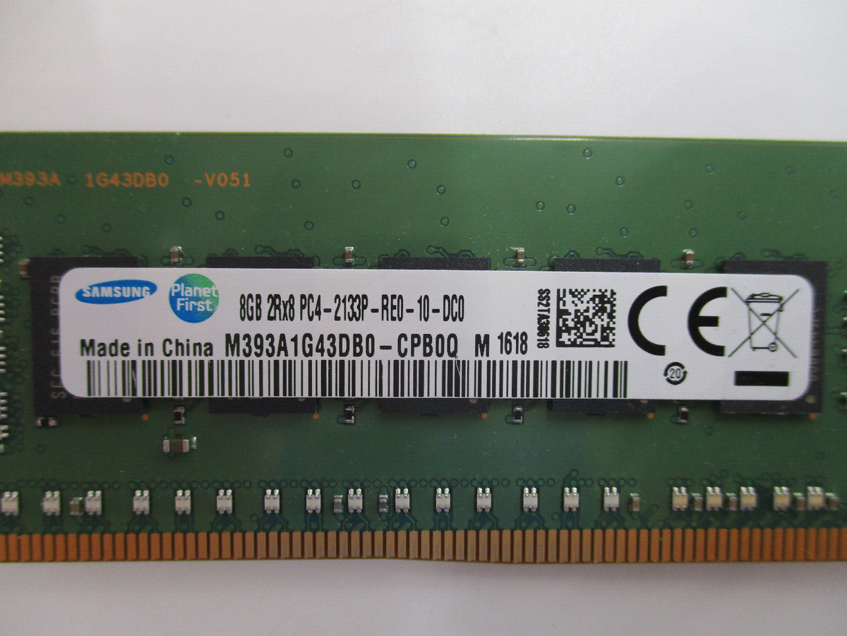 Samsung 8GB 2Rx8 PC4-2133P-RE0-10-DC0 ECC Server Memory