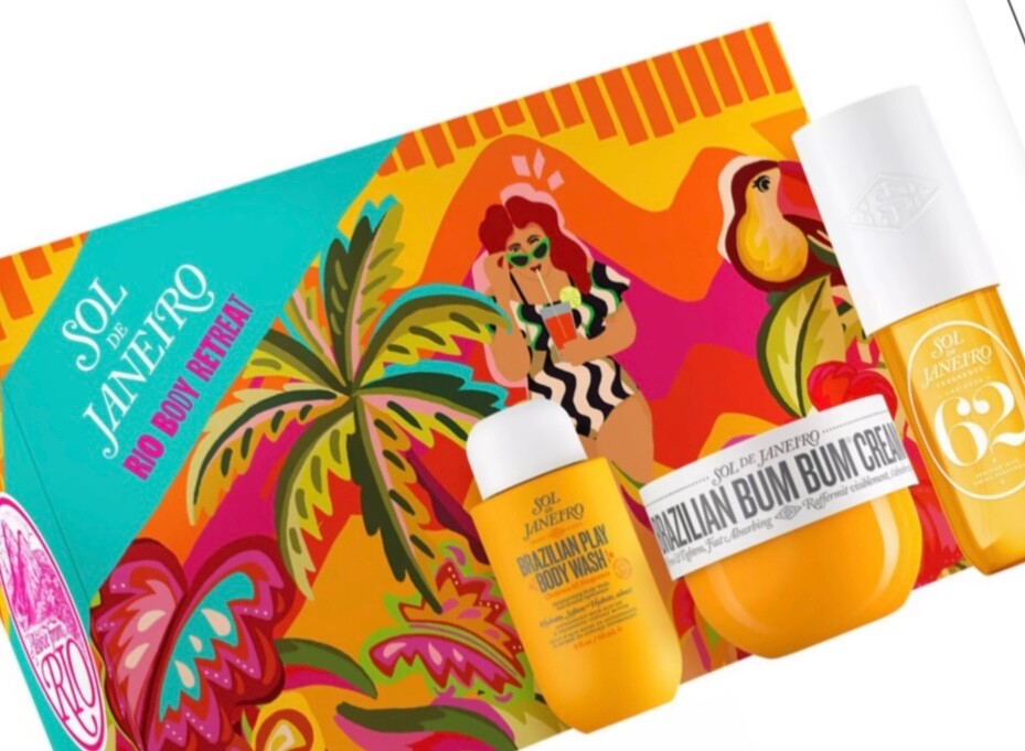 Sol De Janeiro Rio Brazilian 62 Body Retreat 3 pc Gift Set - New