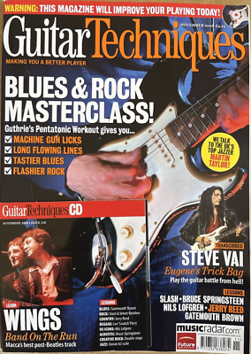 Guitar Techniques Magazin + CD, 11-2008 UK, Blues & Rock