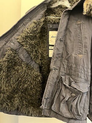 Abercrombie & Fitch Mt. Washington Jacket, Women's Size L/XL, Fur