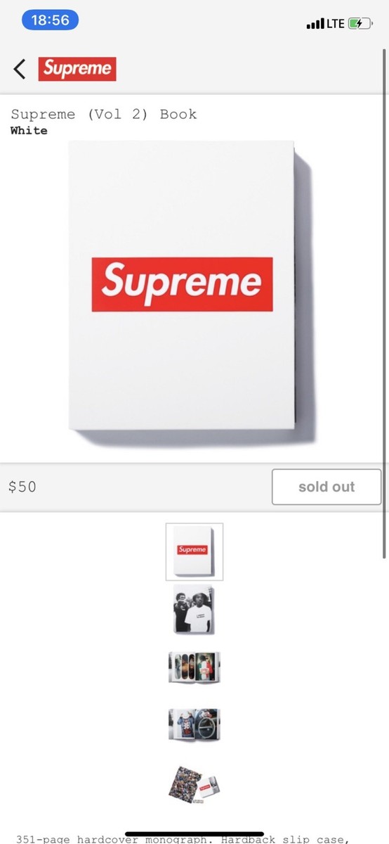 NEW RELEASE - Supreme VOL 2 - Hardcover Book - Skate - - w. Poster