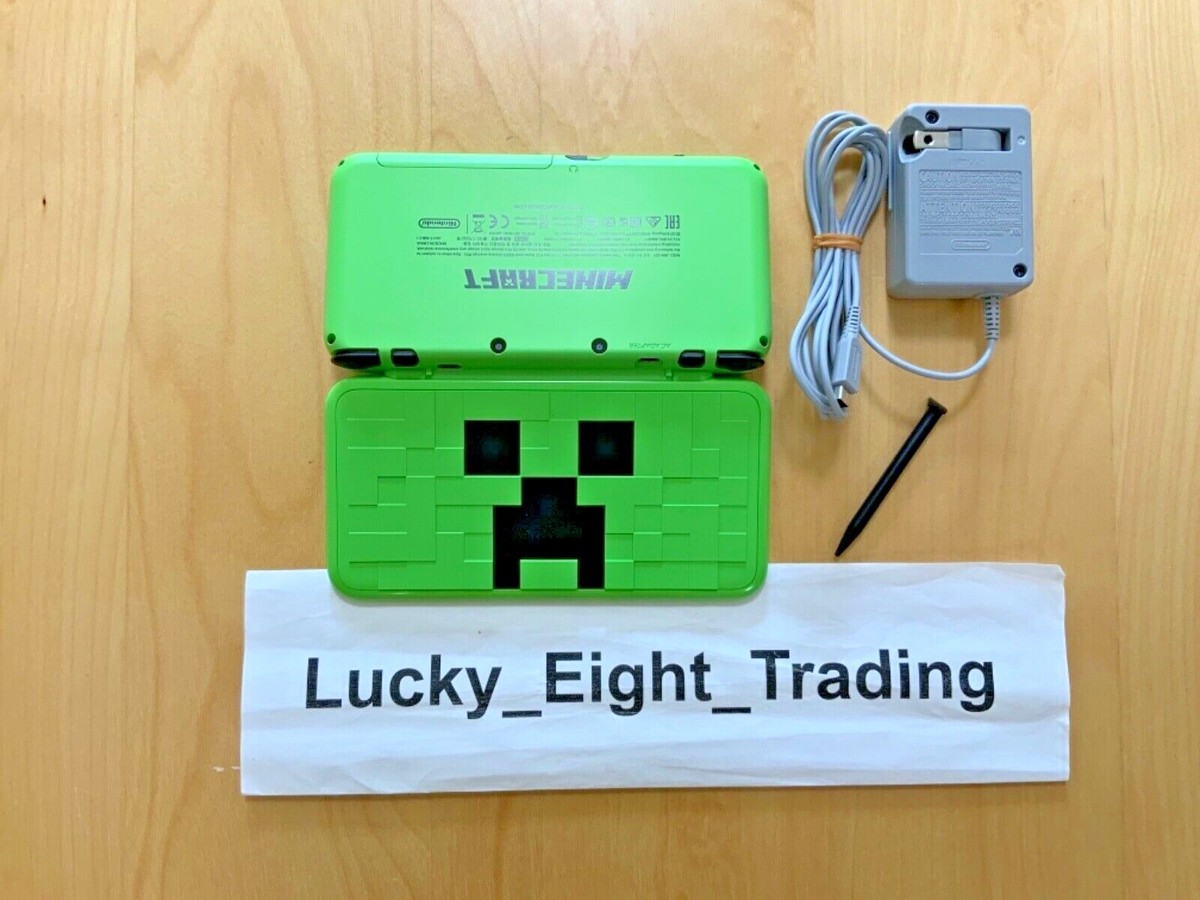 New Nintendo 2DS XL LL Minecraft Creeper Edition Console Charger