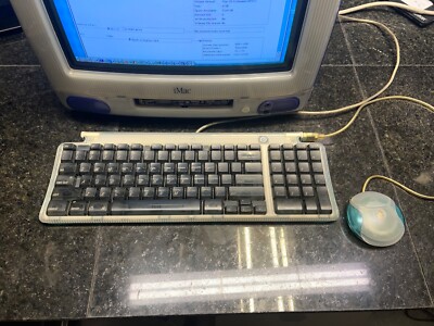 Vintage APPLE iMac G3 Purple Grape-333MHZ-OS 9 -TESTED | eBay