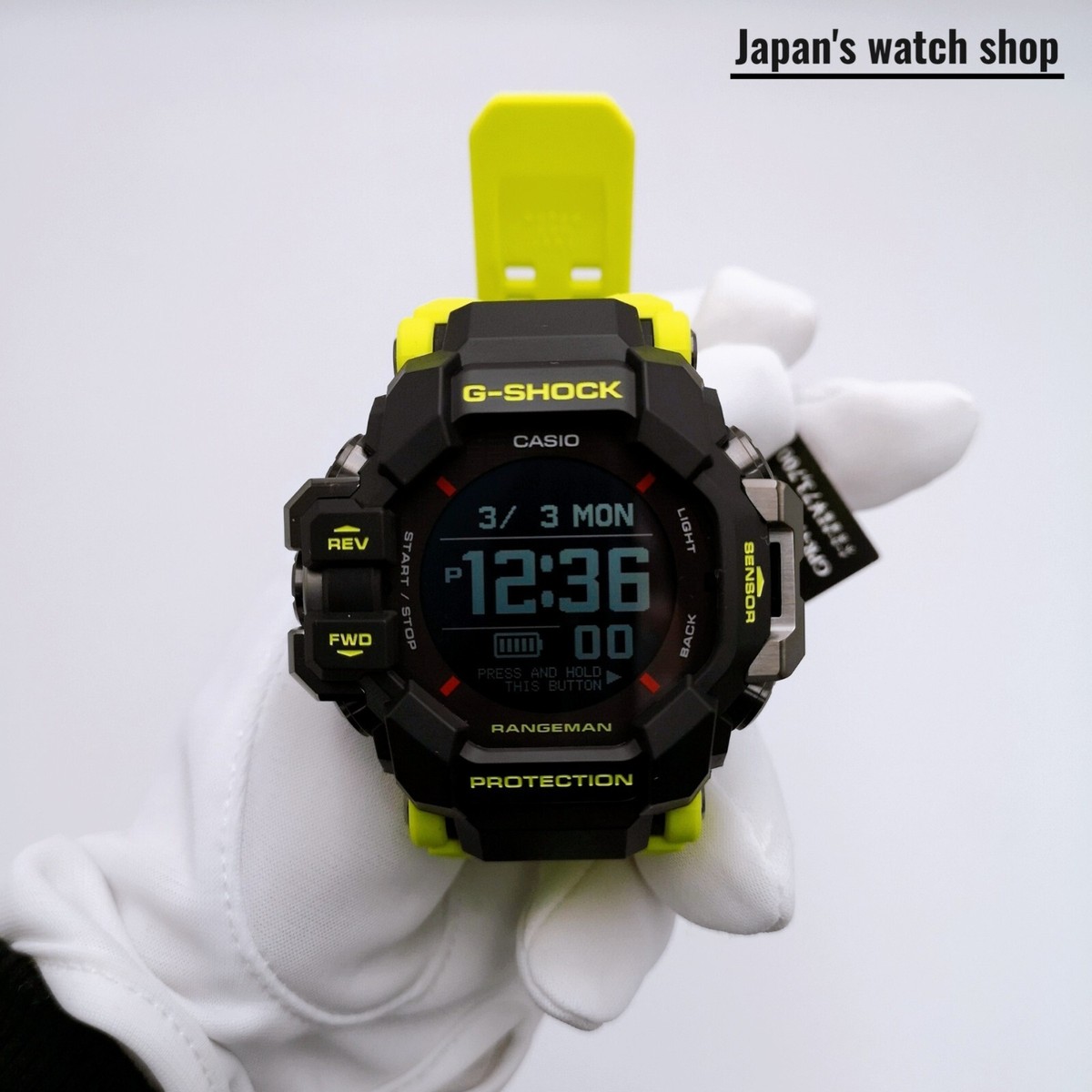 CASIO G-SHOCK GPR-H1000RY-1A9JR Black RANGEMAN Men's Watch New in