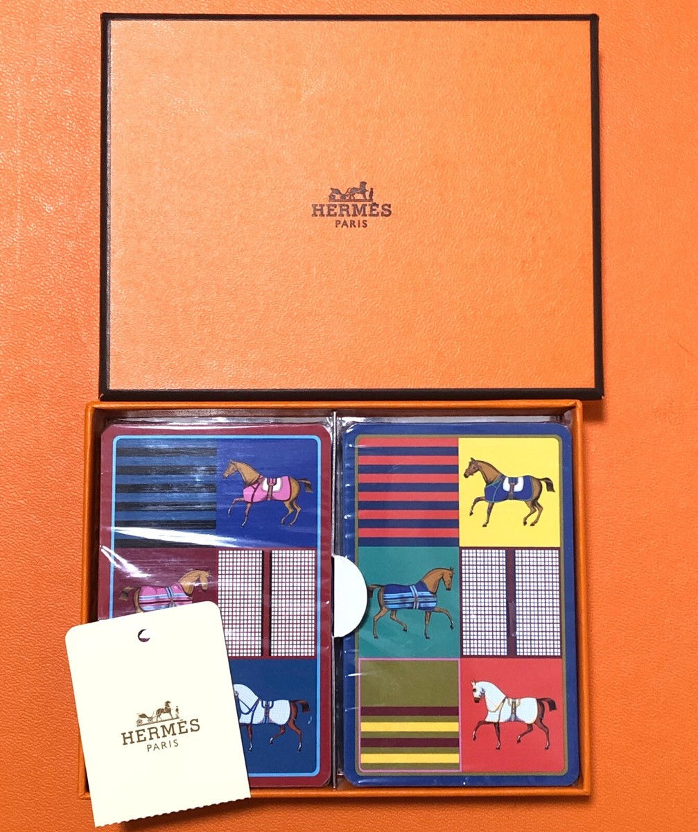 MINT Sealed HERMES Playing Cards Trump 2Decks Original Box France
