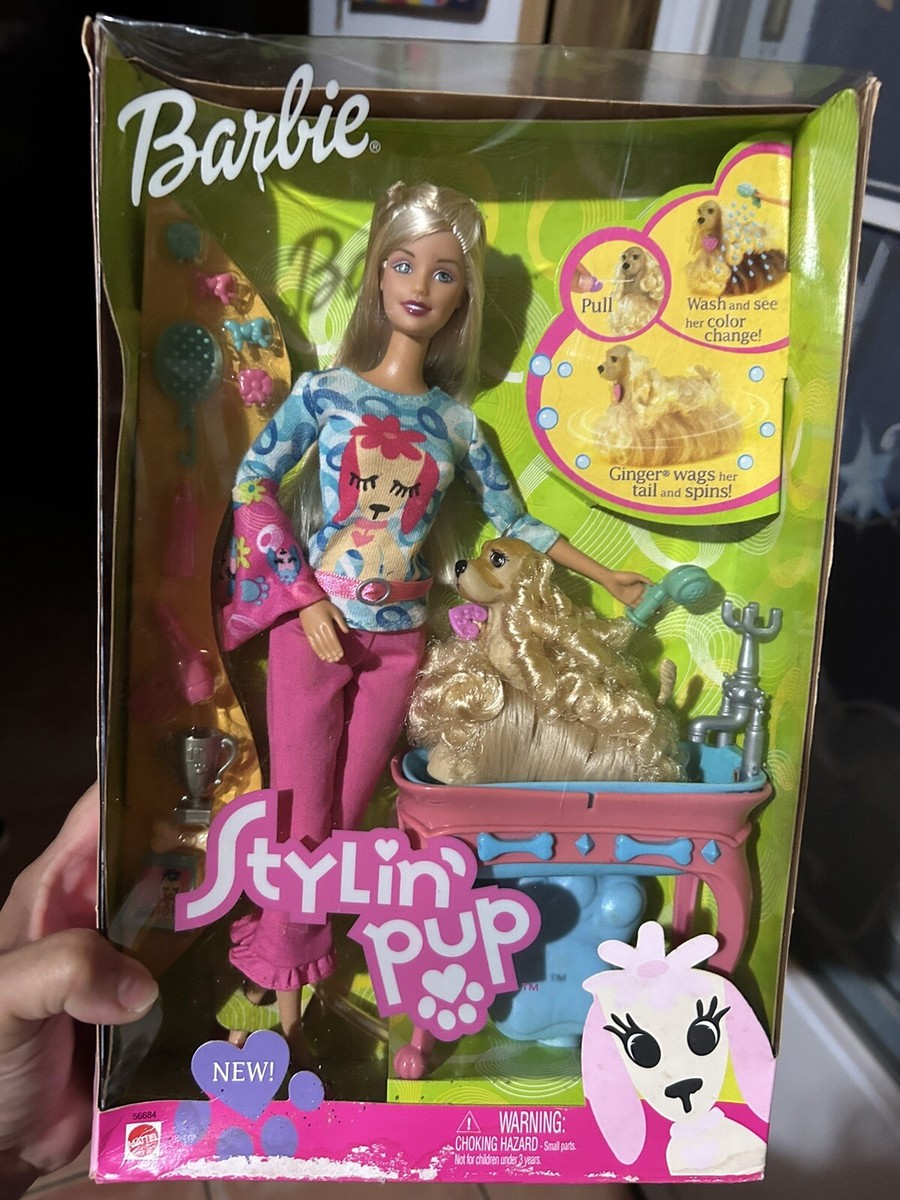 Barbie Doll Stylin' Pup Play Set from Mattel | eBay