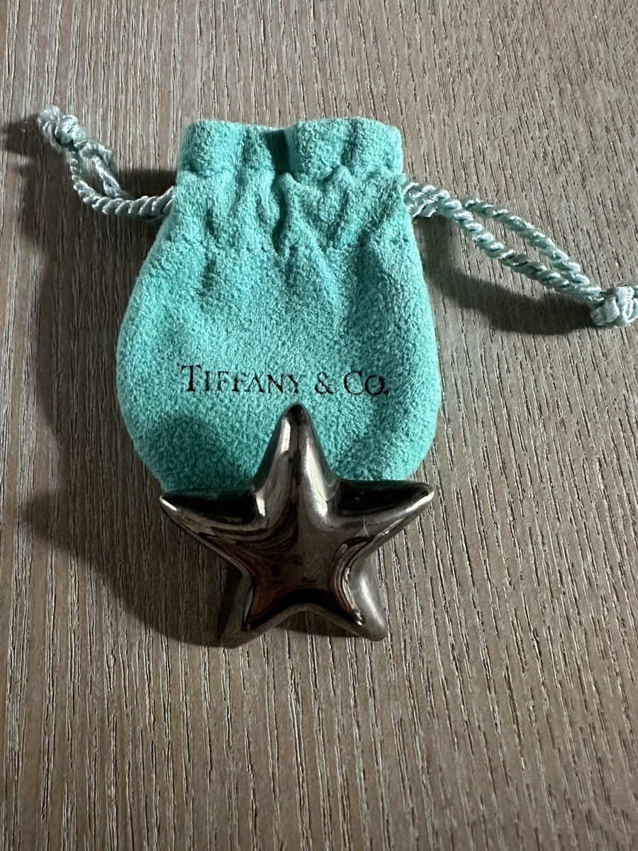 Vintage Tiffany & Company Sterling Silver Star Pin/ Brooch