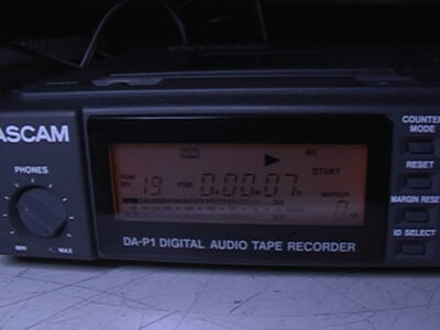 Tascam DA-P1 professional portable dat machine. Fully Operational