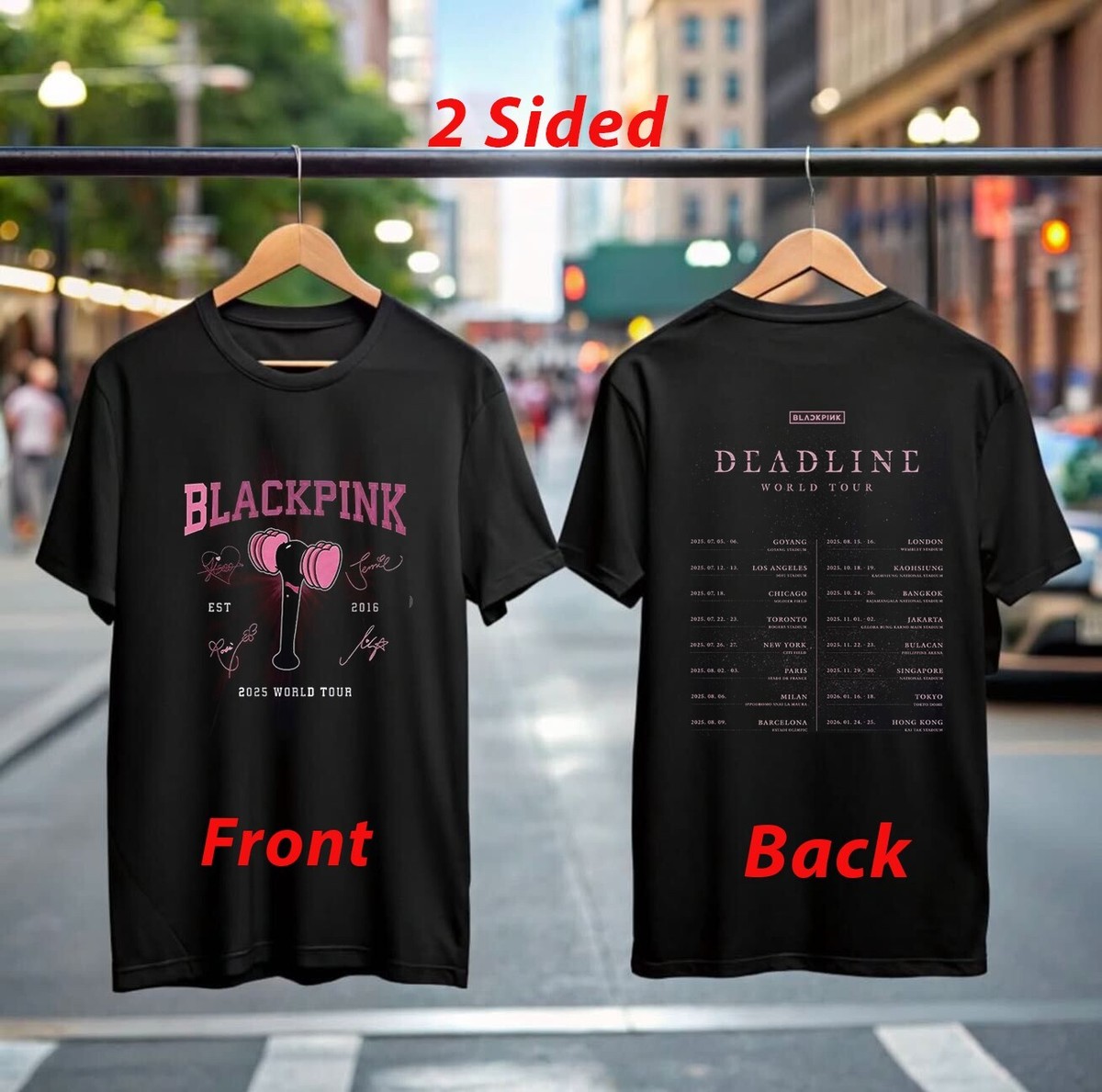 BLACKPINK fragment DEADLINE Tシャツ サイズ M FRAGMENT】BLACKPINK