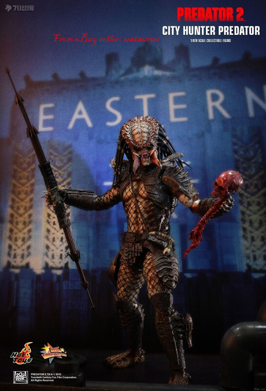 Perfect Hot Toys 1/6 Mms173 Predator 2 City Hunter Predator In