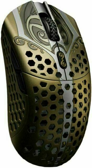 Finalmouse Starlight-12 Achilles Gaming Mouse - Gold, Medium for
