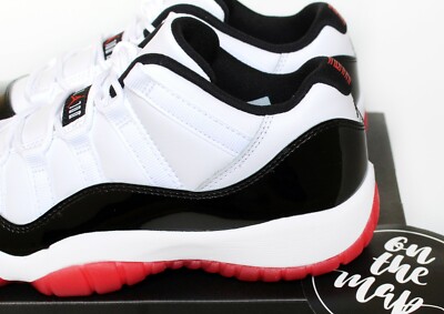 Nike Air Jordan 11 XI Retro Low Concord Bred Black Red GS 2020 UK