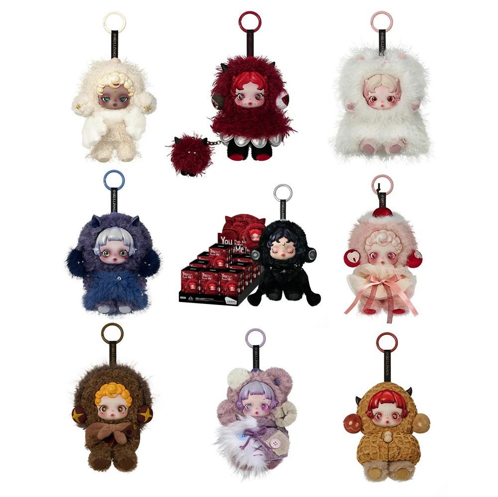 POP MART x Skullpanda You Found Me Series Plush Doll Pendant