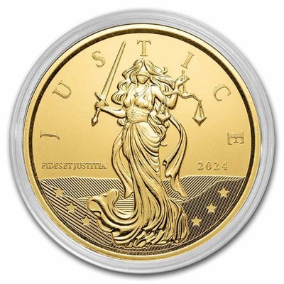 2024 Gibraltar 1 oz Gold Lady Justice BU | eBay